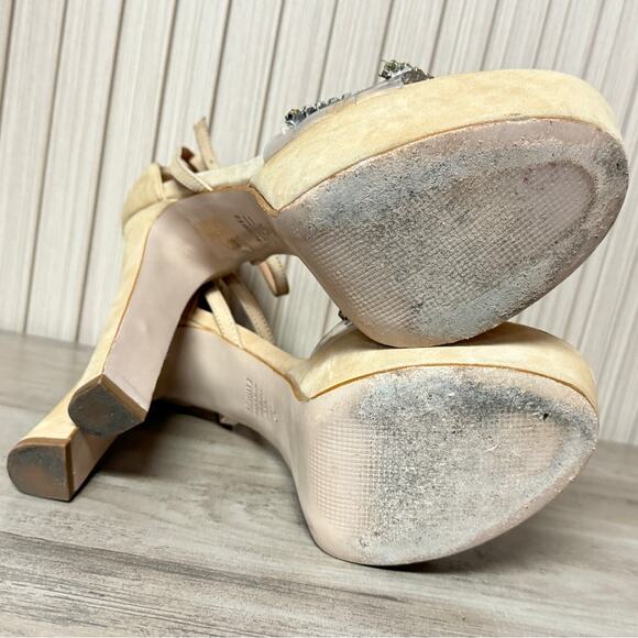 SCHUTZ Women's Jayda Ankle Strap Platform Heels Size 9.5B - Picture 12 of 16
